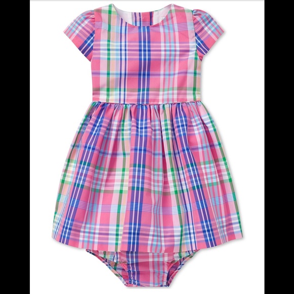 baby girl tartan dress